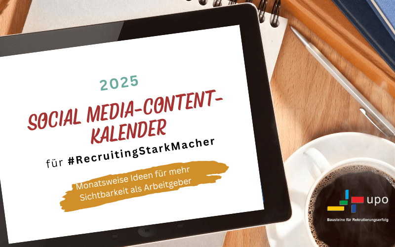 Social MediaContentKalender 2025 upo Bausteine für